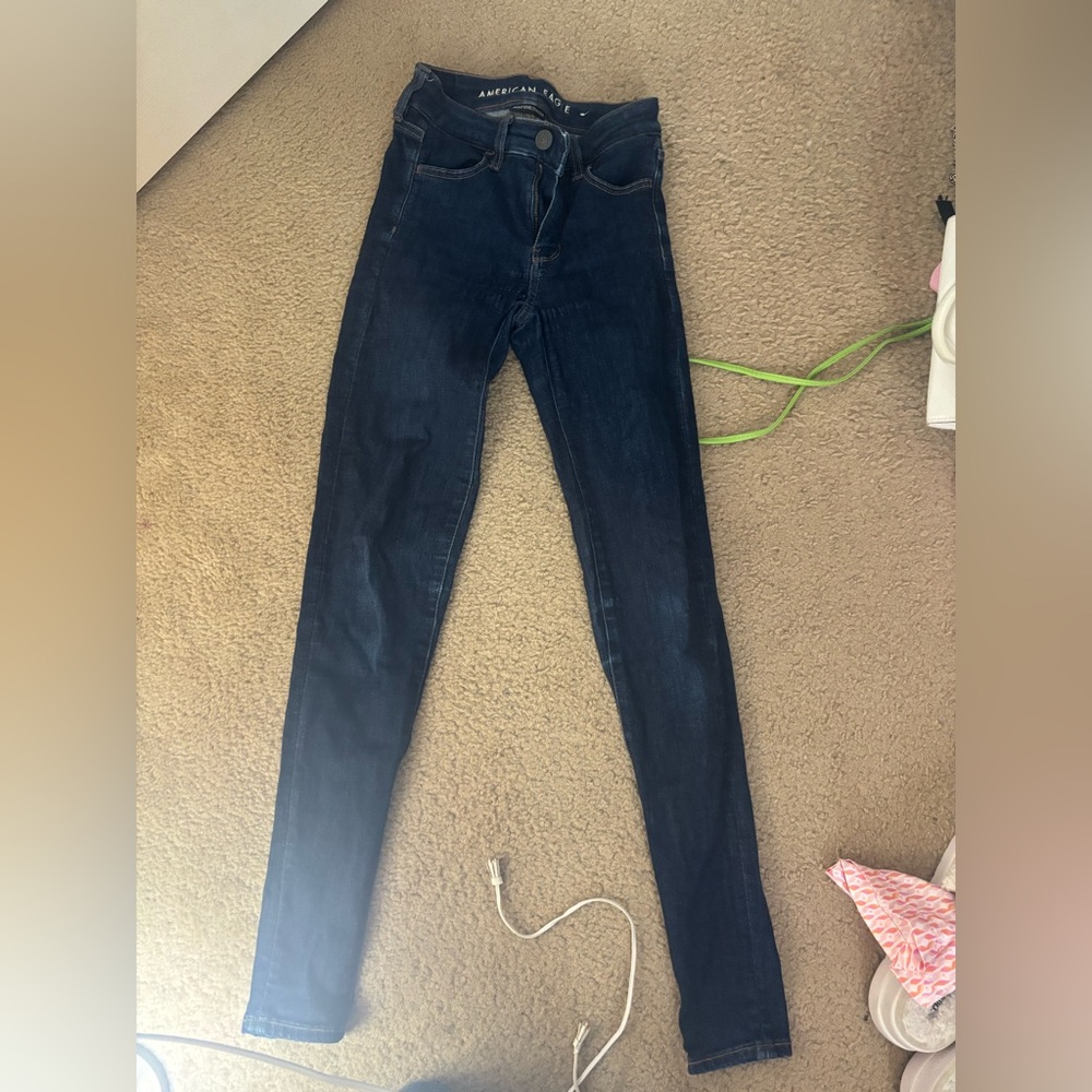 American Eagle Outfitters Dark Indigo Skinny Jeans